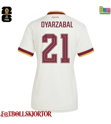 Spanien Mikel Oyarzabal #21 Bortatröja Dam VM 2026 Kortärmad